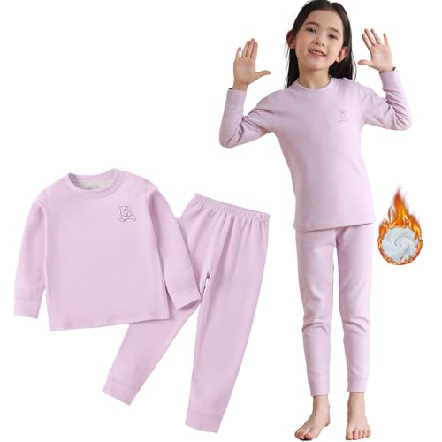 Catálogo para Comprar On-line Pantalones térmicos para Niña , tabla con los diez mejores. 42 Ropa Termica para Nino,Conjunto de ropa interior térmica para Niña con Ingredientes lana y seda,suave y no se decolora,cuello redondo y diseño sin huesos, pantalones largos para...