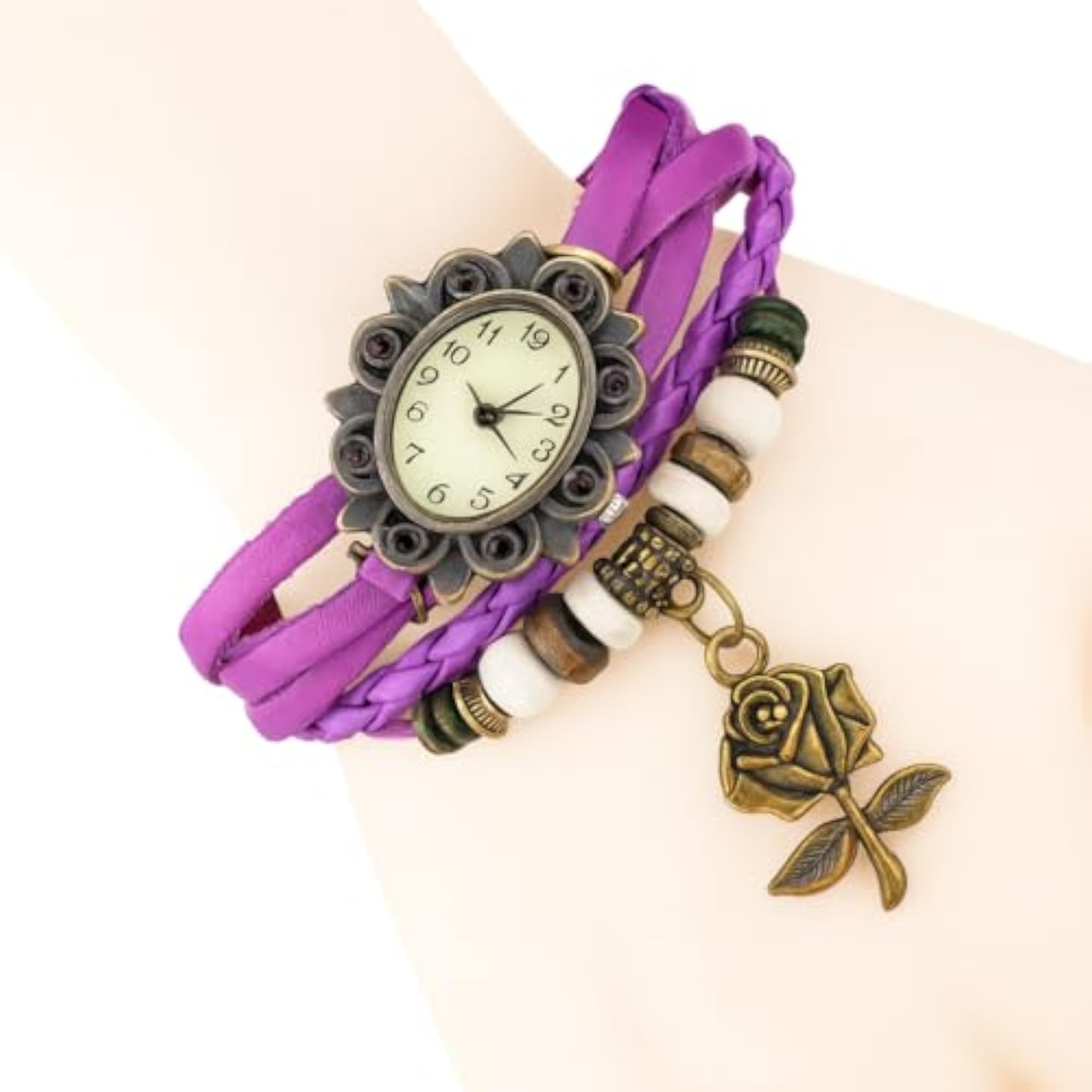 Women's Eleganzza Quartz Bracelet Watch, Fashion Weave Design