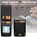 LOHASIC Designed for MagSafe Wallet, RFID Protection Magnetic Wallet 5 Card Holder with Stand, Vegan PU Leather Phone Wallet for iPhone 16/15/14/13/12 Series 6.1 6.7 6.9