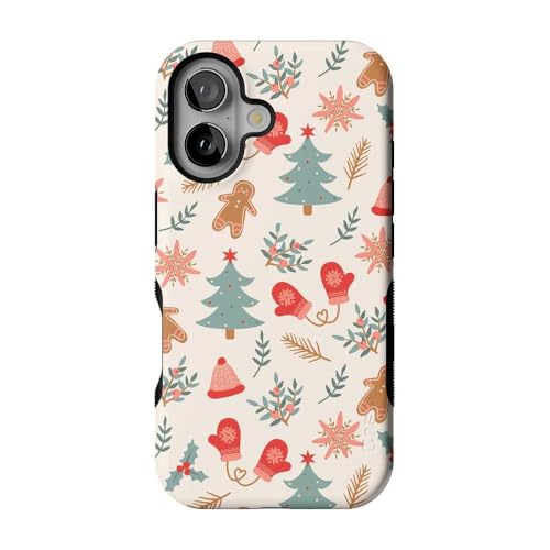 Casely iPhone 16 Case | Sugar and Spice | Holiday Cookie | Bold Protective Design | MagSafe Compatible Design