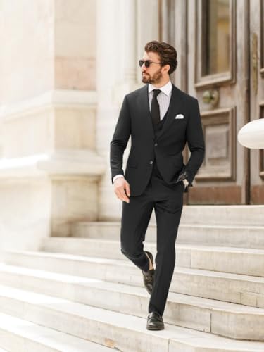 3 Piece Suit Men Slim Fit Suit Double Breasted Suit Men Two Button Blazer Formal Suit for Wedding Party Suits2