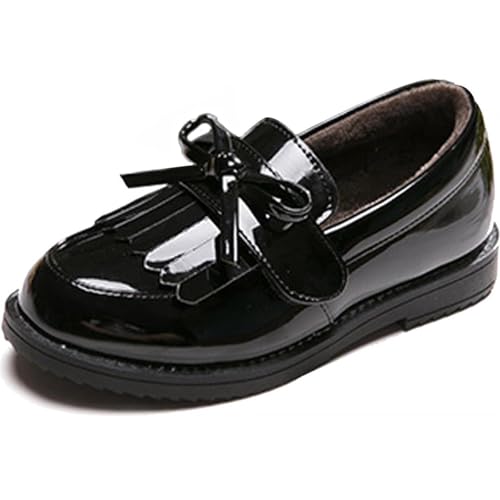 Image of PPXID Girl's British Style School Uniform Shoes Princess Performance Oxford Shoes