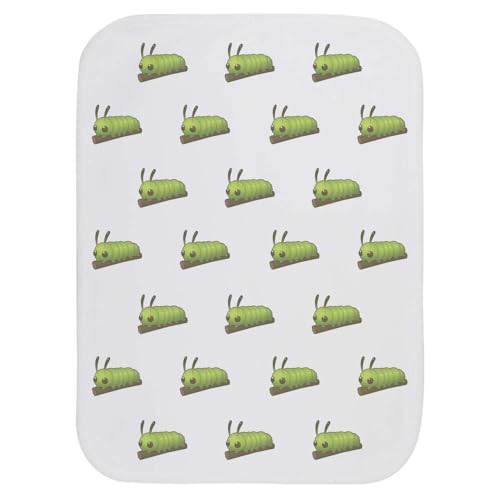 Azeeda 'Cute Caterpillar on Branch' Baby Burp/Wash Cloth (BC00032948)