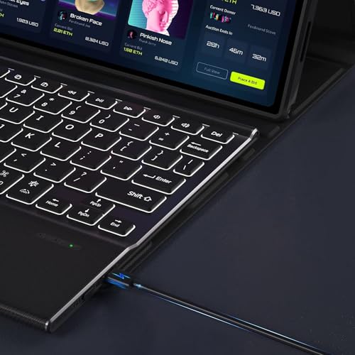 Sahara Navigate Series Bluetooth Keyboard Case with Track Pad for iPad Pro 11" (M4 2024/M5 2025), Black, (TB00402) by ZERODAMAGE SAHARA CASE - Image 7