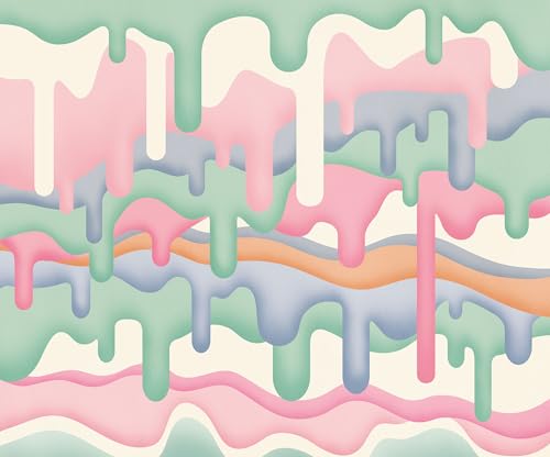 Komar Vlies Fototapete - Melt - Größe 300 x 250 cm - Tapete, Wanddekoration, Wohnzimmer, Schlafzimmer, Büro