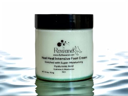 ByRawand Organic Deep Foot repair with Hyaluronic Acid & Cocoa Butter With Vitamin E Handmade Heel Heal For Cracked Heels and Dry Feet Enriched With Shea & Kokum Butters
