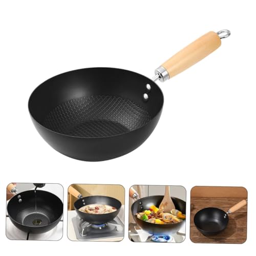 Wok pequeño antiadherente Zerodeko con fondo plano miniatura 3