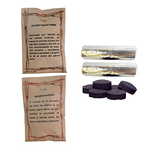Incienso auténtico Semana Santa 50g Gran Poder y 50g Silencio