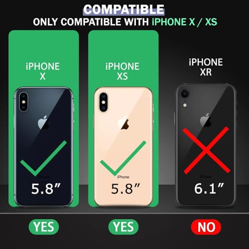 Image of Stylish Spider Back Case Cover Compatible for iPhone X /Xs | Spidey Face Mask Case | Soft Silicone | Camera & Full Body Protection | Shock Proof | (Black)