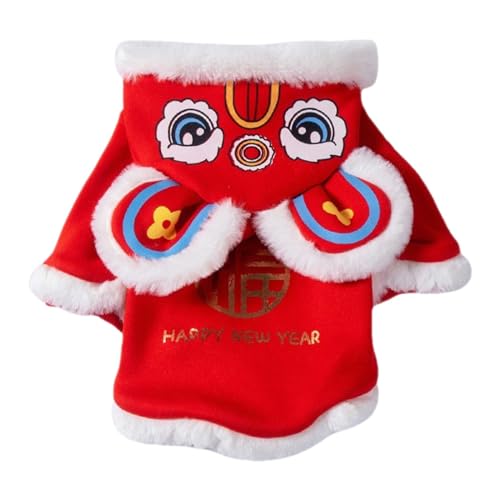 Disfraz de León Chino para Perro Talla M