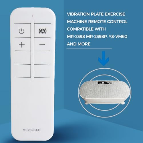 Control remoto de reemplazo MR-2398P para máquina de vibración MERACH MR-2398 y MR-2398P, para YESOUL YS-VM60 y ZENACTIVE miniatura 2