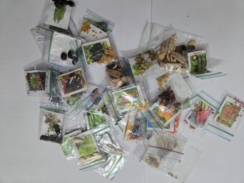 Image of Fresh 50 Variety Vegetable Seeds, 2000+ Organic & Hybrid Seeds, Non-GMO Kitchen Garden Kit for Pots, Balcony, Patio & Terrace, All Season