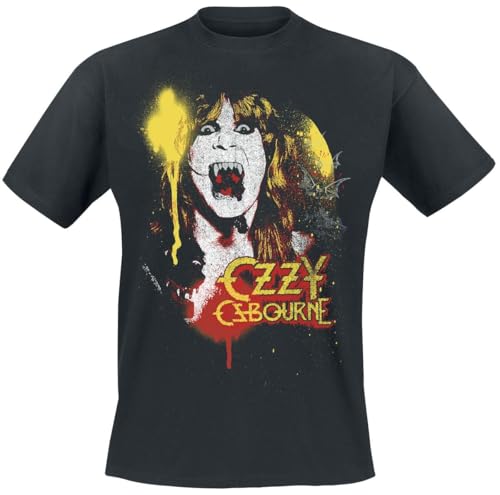 T-Shirt Di Ozzy Osbourne - Screaming Devil - S A 4XL - Uomo - Nero