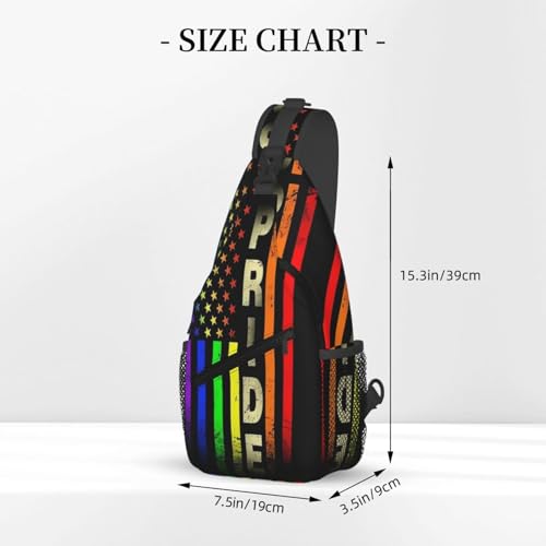 LGBT Bags Rainbow Sling Bag Lgbt Gay Pride Chest Shoulder Crossbody Bag Backpacks for Women Men3