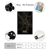Zoom IMG-1 poster su tela con mappa