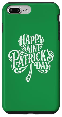 Happy Saint Patrick's Day. ���p�g���b�N�̓� T �O���[�� �X�}�z�P�[�X iPhone 7 Plus/8 Plus �p