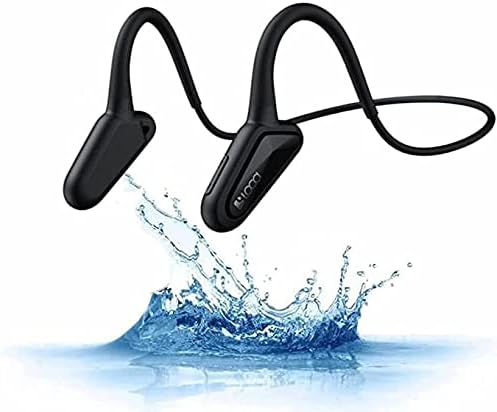 Sport Open-Ear Headphones, Wireless Bone Conduction Headset Bluetooth 5.0 Waterproof Sweatproof Earphone with Mic for Running Driving Cycling Hiking Indoor and Outdoor Use