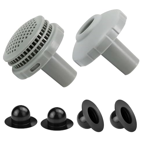 KBIBCK Pool Filter Anschluss Pool Anschlussset 32mm Pool Filter Anschluss Set Inte Poolfilter Pool Zubehör mit Innengewinde zum Verschrauben Wasserzirkulation im Pool zu verbessern 6-teiliges Set