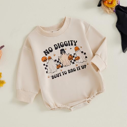 BemeyourBBs Newborn Baby Boy Girl Fall Winter Clothes Long Sleeve Bubble Sweatshirt Romper Cute Infant One Piece Outfit2