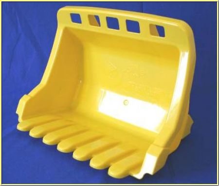 Kippschüssel für rollyTrac Lader gelb