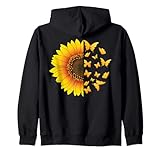 Funny Sunflower Butterfly Hippie Shirt