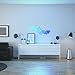 Nanoleaf Rhythm Edition WiFi Smart RGB 16M+ Color LED Dimmable Gaming and Home Decor Wall Lights Starter Kit (9 Panels)