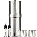 Boroux Bundle Crown Berkey Water Filter System w/ 2 Black Purifier Filters (6 Gallons) Bundled w/ 1-Set of Fluoride Filters (PF2) and 1-Set of 4 BX 12 oz Stainless Steel Cups