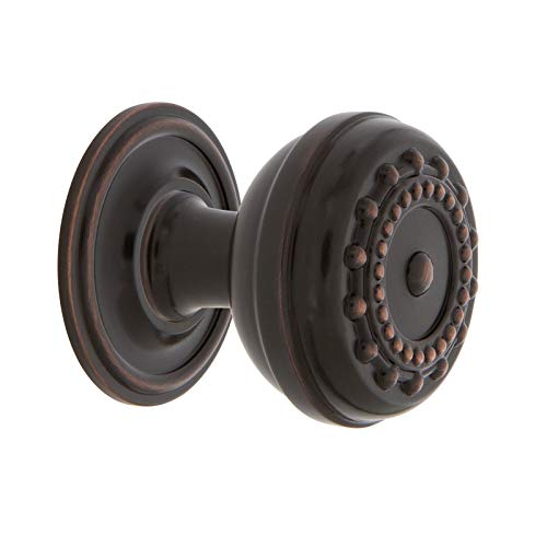 Nostalgic Warehouse Meadows Brass 1 3/8" Cabinet Knob With Classic Rose In Timeless Bronze #TOP4