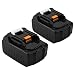 Produktbild Exmate 18V 2500mAh Li-Ion Ersatzakku für Makita 194205-3, BL 1830, BL1815, LXT400 (2 Stück)