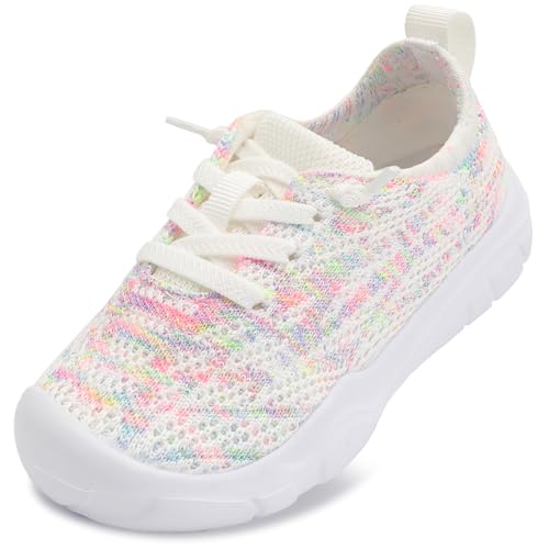 Scurtain Toddler Shoes Boys Girls Barefoot Shoes Kids Breathable Sneakers Slip on Toddler Sneakers