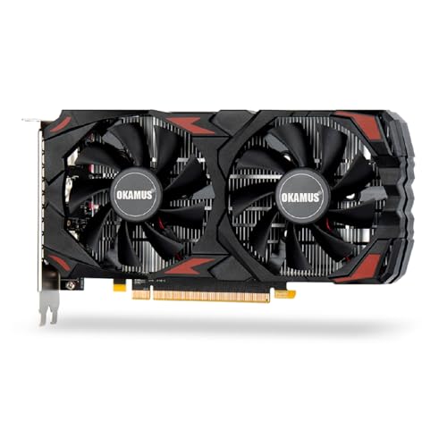 Best Graphics Card And Processor for Gaming: Top Picks for Ultimate Performance 3 OKAMUS RX 590 8GB 2304SP Gaming Graphics Card GDDR5, 256bit PCIe 3.0 x16,8-Pin Input DirectX 12 GPU for Gaming PC, DPx2+HDMI Output, 1080P Display, Dual Fan Cooling with Low Noise and Quiet Work