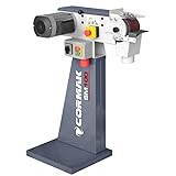 Universale Bandschleifmaschine zum Grob-, Kantenschleifen uä. Eignet sich sehr gut für verschiedene Stoffe. Schleifmaschine serienmäßig in einen Absaugstutzen ausgestattet. Einfache und bequemer Bedienung, leiser und stabiler Betrieb.