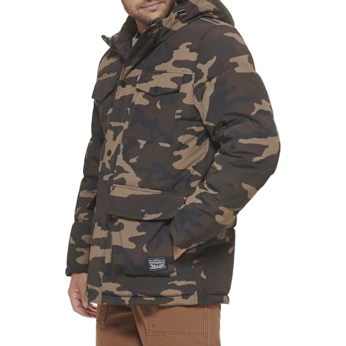 Image of Levi's Men's Arctic Cloth Quilted Performance Parka