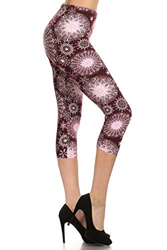 Leggings Depot Capri Print Leggings