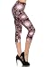 Leggings Depot Women's Popular Capri Cropped Regular and Plus Printed High Waist Leggings Batch5 (Regular (Size 0-12), Sparks and Snowflakes)