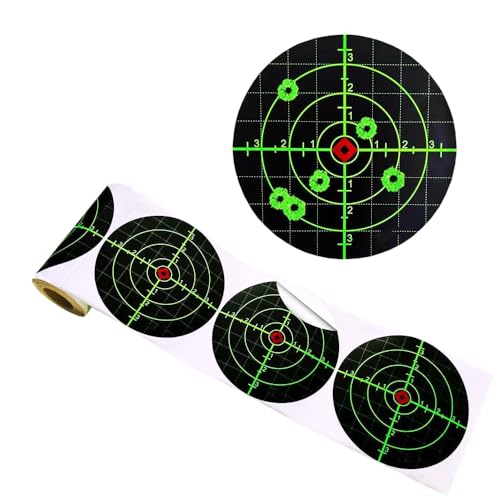 Kitmose 100pcs 6 Inch Portable Splatter Target Stickers for Shooting Range