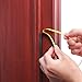 CloudBuyer Door Weather Stripping, Soundproof Insulation Seal Strip for Windows with Self-Adhesive Protection (Black, 33Ft)