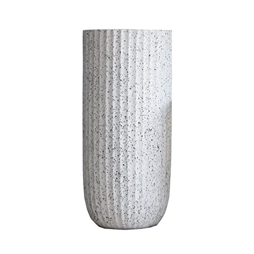 Maceta Macetas grandes for jardín, creación de macetas grandes, macetas for exteriores, interiores, macetas decorativas redondas, gran cubierta de patio decorativa de imitación de piedra Jardinera Mac