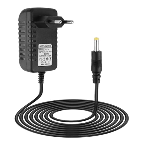 Alimentatore 15W per Echo Dot (3ª/4ª/5ª gen.), Echo Dot con orologio, Echo Show 5 (1ª/2ª gen.) Echo Spot Caricatore 12V, Cavo di alimentazione da 2m alimentatore echo 15w