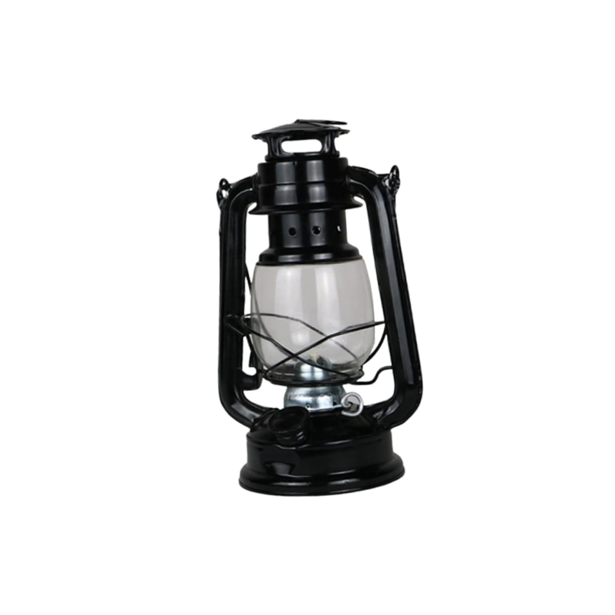 LIFKOME Sturdy Wrought Iron Hand Lamp Vintage Kerosene Lamp Decorative Light for Home for Indoor and Outdoor Decor