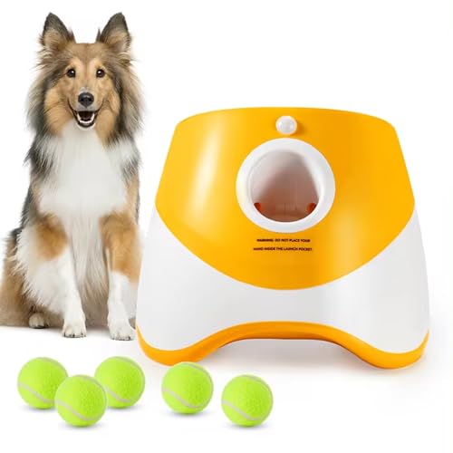AURA LIVING Interactive Outdoor Pet Tennis Dog Ball...