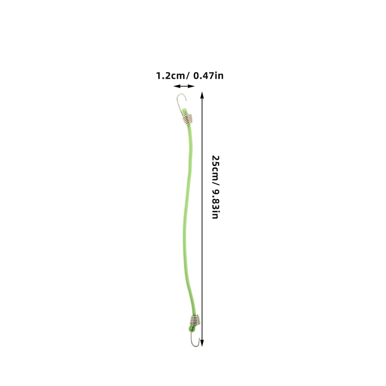 Corde Elastiche Fissaggio Sicuro Lunghezza Regolabile 50 Pezzi Mini con Ganci , Cinghia in Lattice e Zinco per Valigie e Campeggio | Ganci Piccoli, Uso Portatile Multiuso, Materiale Lattice e Zinco, per Carico e Tenda
