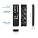 Pepper Jobs W10 GYRO Air TV Remote, QWERTY Keyboard Fly Mouse for Win 11/10, LED Backlit Keyboard Mini PC Controller, 6-Axis Gyro w/Learning Remote Control Function