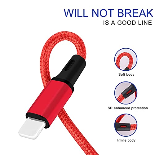 Multi Charging Cable, Amuvec[2Pack 4Ft 3A] 4 In 1 Nylon Braided Multiple Usb Fast Charge Cord With 2*Ip Type C Micro Usb Port Connectors Compatible Cell Phones Tablets And More #TOP3
