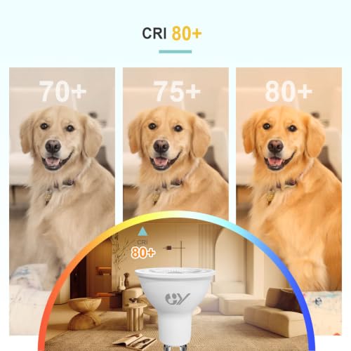 GY GU10 LED Neutralweiss Lampe 4.9W 790 Lumen 4000K Neutralweiß Glühbirnen,80W lampe ersetzt,Abstrahlwinkel 120° Leuchtmittel… – Ansicht 6