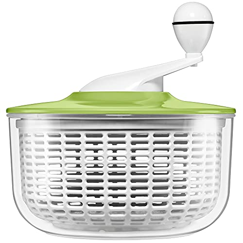 Silit Salatschleuder 25 cm, Kunststoff, Kunststoffsieb, Kurbelmechanismus, spülmaschinengeeignet, grün, 27 x 26.6 x 15.8… - Image 3