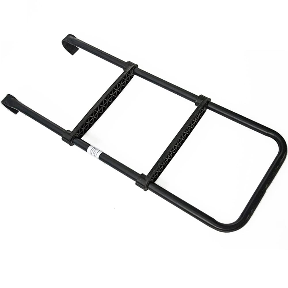 Trampoline Ladder Stair Step Wide Anti-Slip Heavy Duty Step Trampoline Accessory, Black Stair Step Anti-Slip Heavy Duty Capacity Trampoline Accessories for Children Kids, 13.27inch