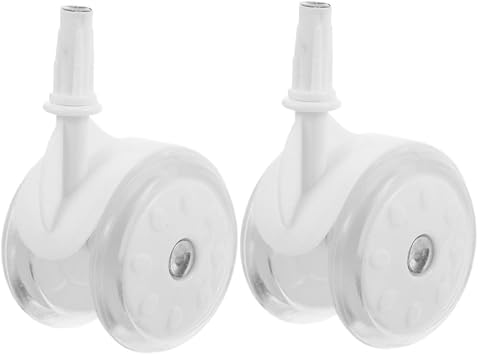 2pcs Replacement Walker Wheels for Child with Easy Installation and Wear-resistant Plastic Rubber Material, Modern Sleek Style Suitable for Infant Walker Or Baby Trolley Use