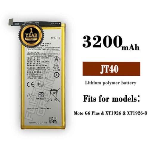 Image of JT40 Battery for Motorola G6 Plus XT1926-9 Battery with 1 Year Warranty**** (X124)