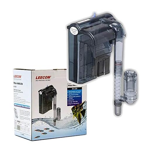 LEECOM - Filtro Externo Hang-On Hi-330 280L/H 2W - 127v, Preto